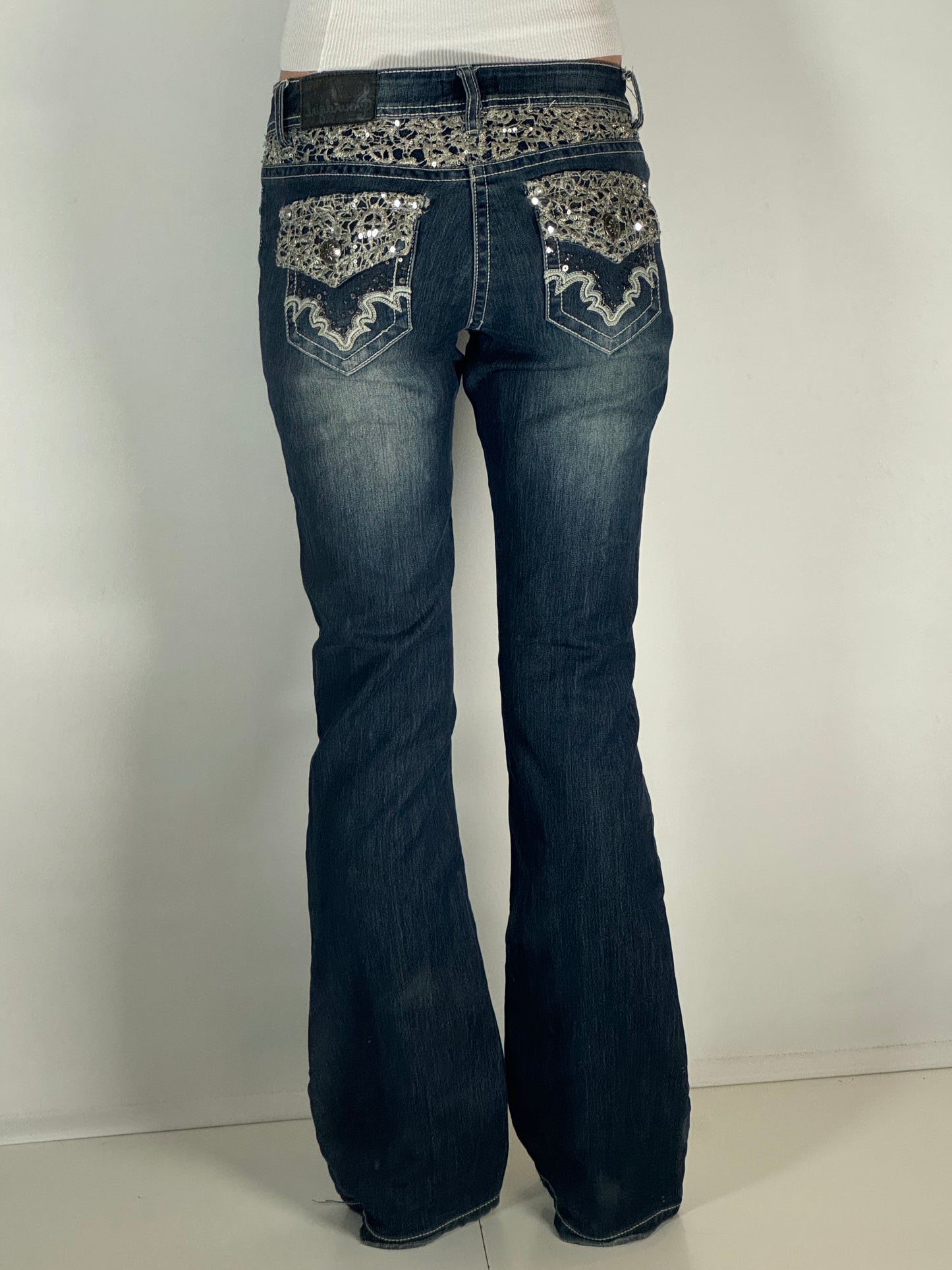 Lågmidjade jeans stl: S