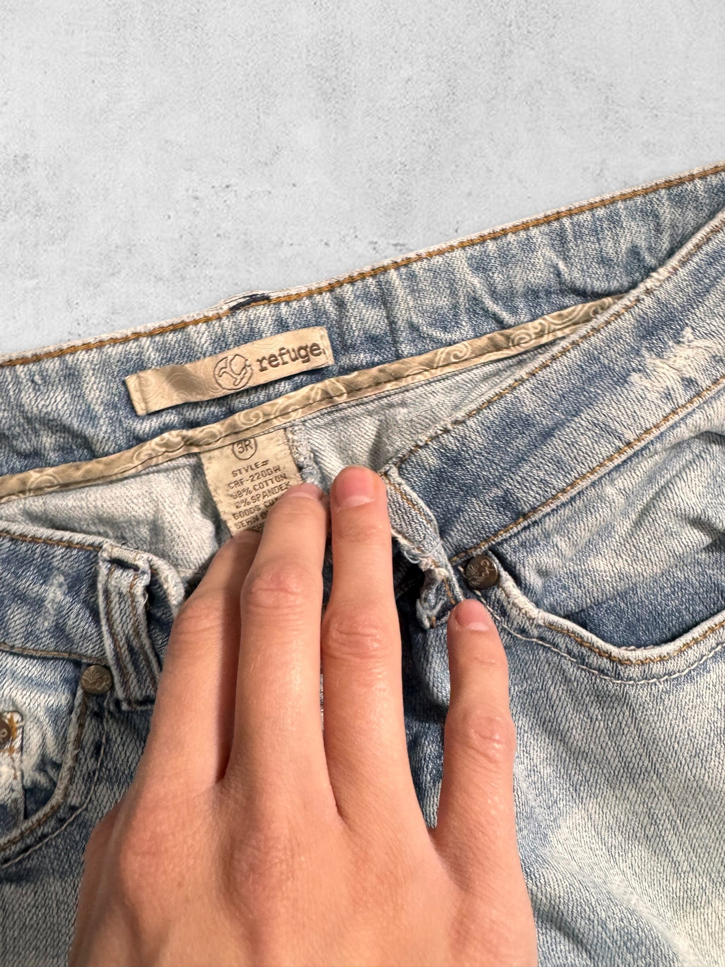 Lågmidjade jeans stl: S