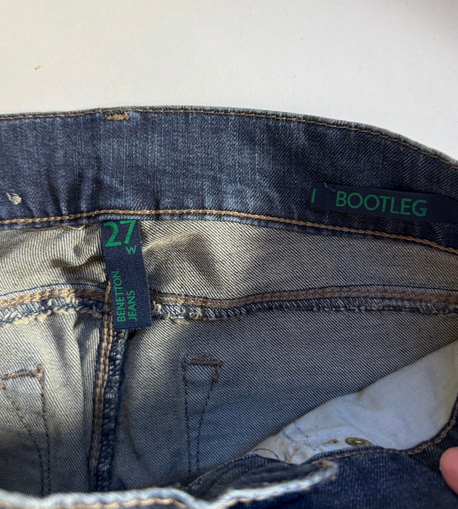Lågmidjade jeans–stl: XS