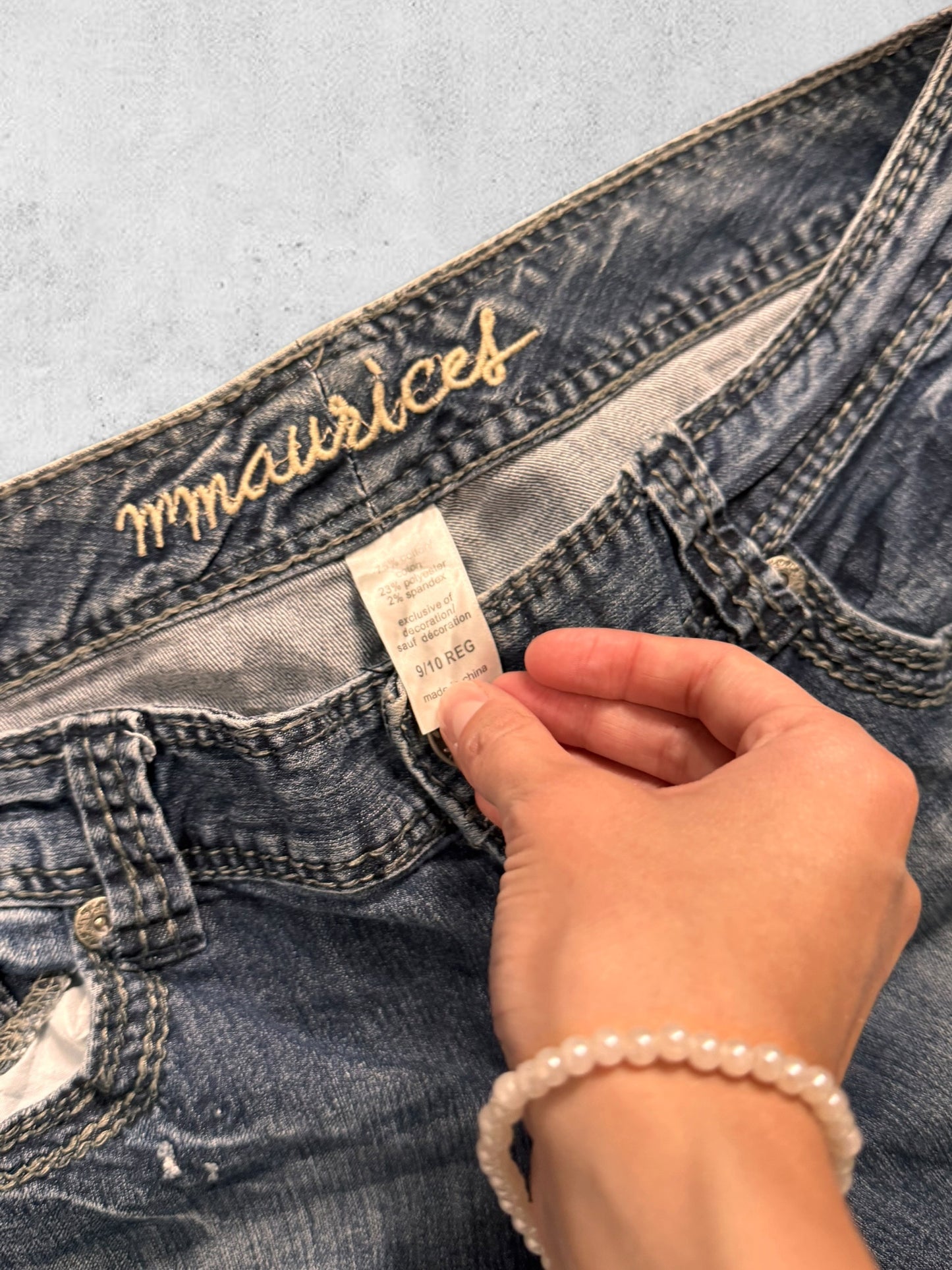 Lågmidjade jeans stl: M