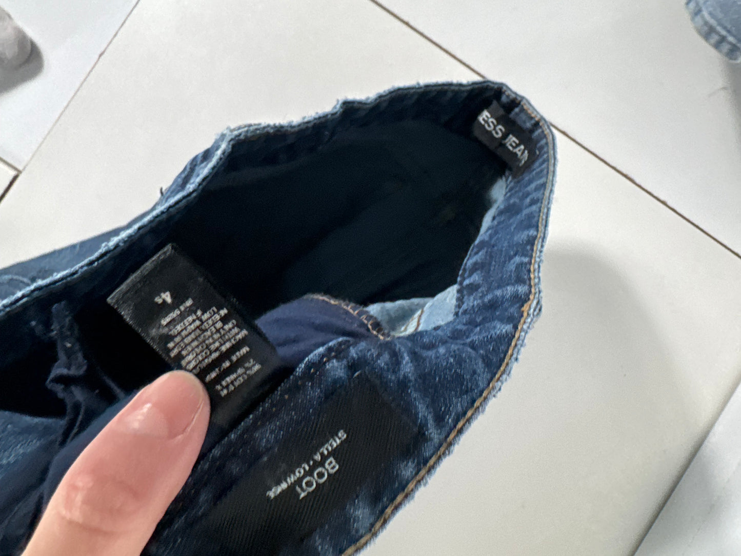 Lågmidjade jeans stl: S