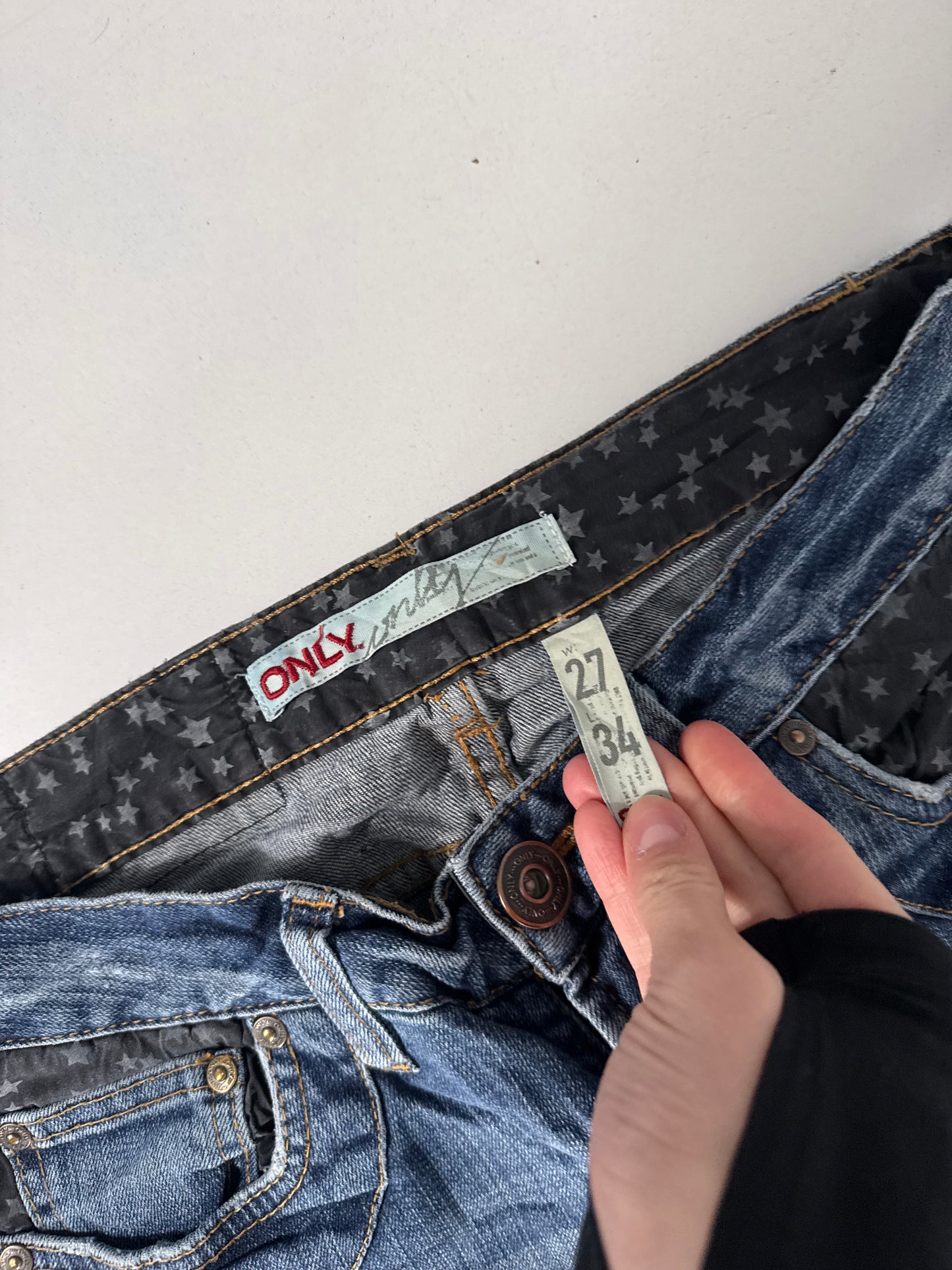 Lavlivede jeans str: S