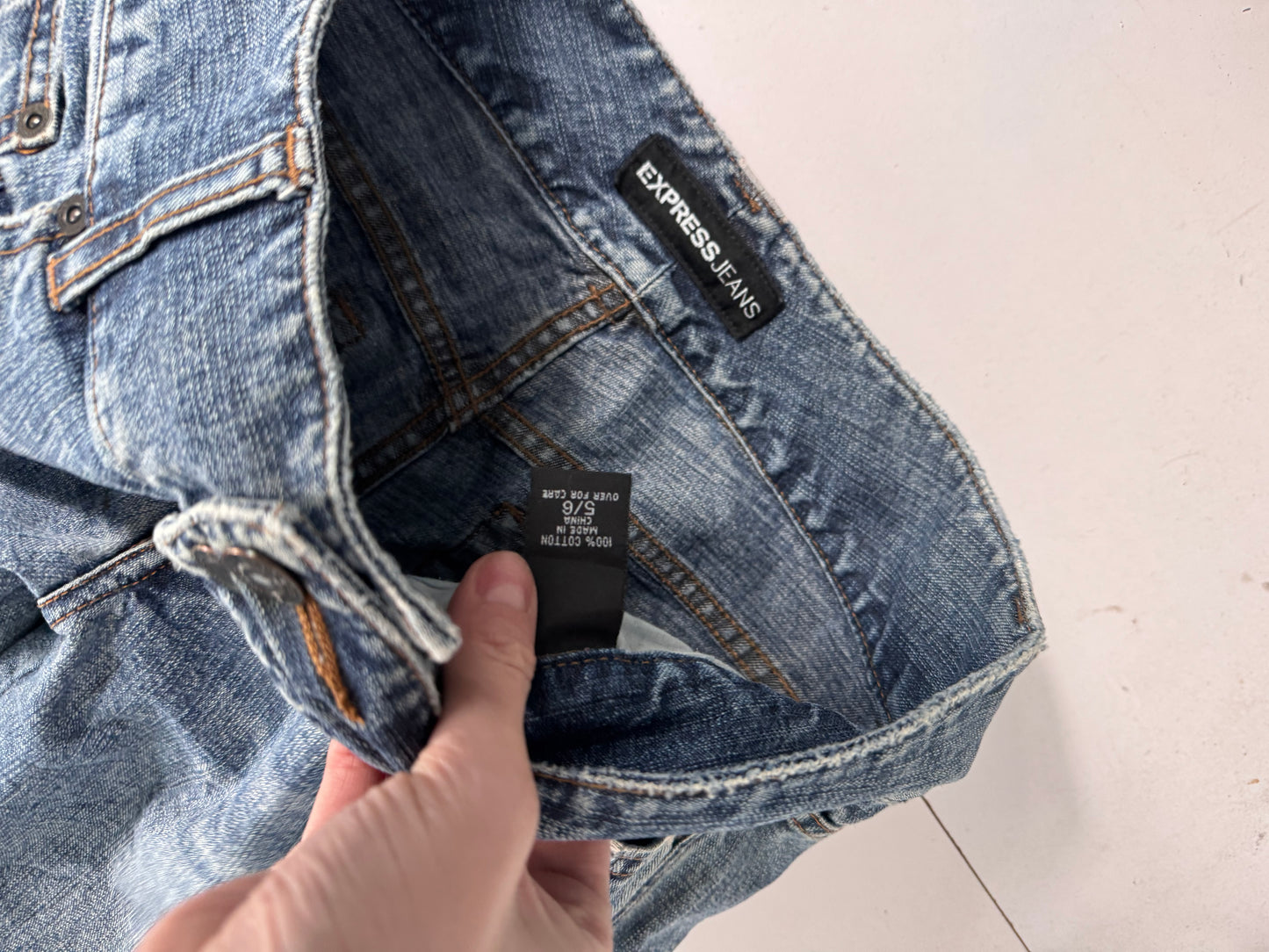 Lågmidjade jeans stl: S