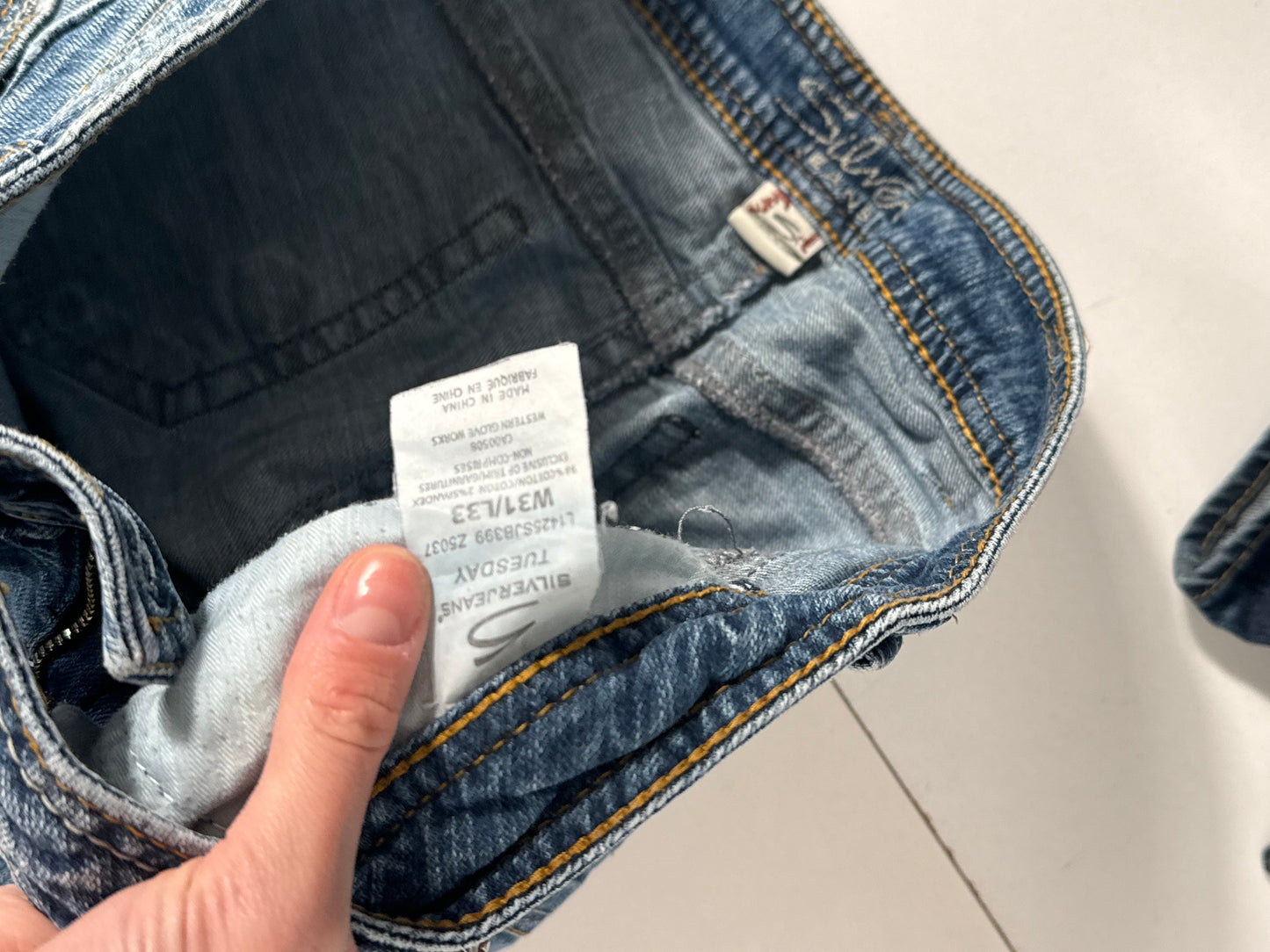Lågmidjade jeans stl: M