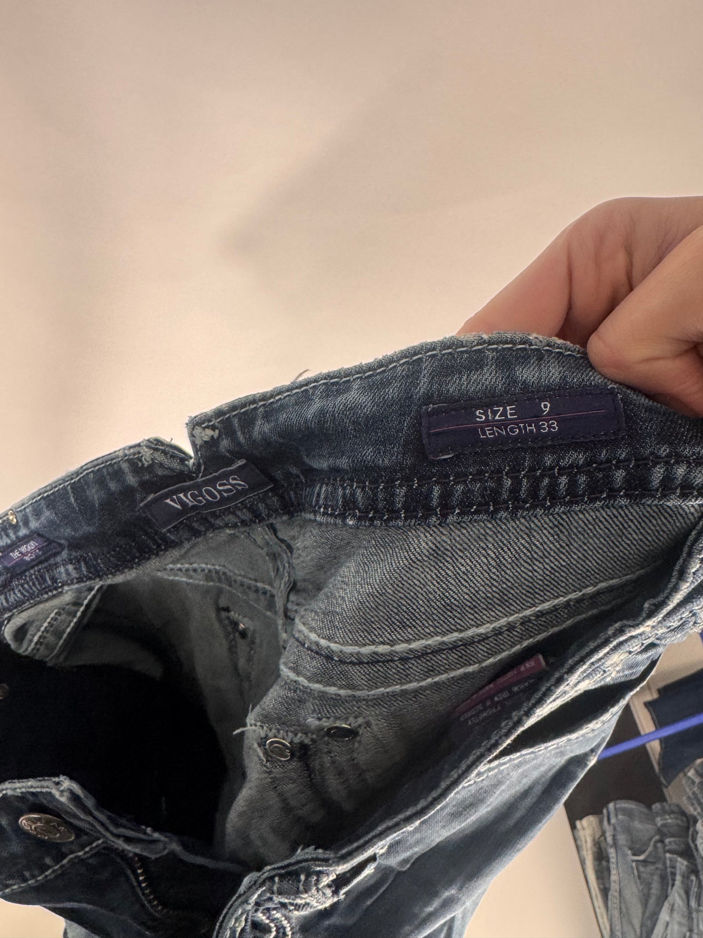 Lågmidjade jeans stl: M