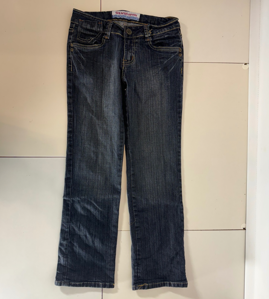 Lågmidjade jeans–stl: XS