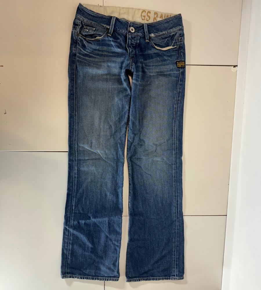 Lågmidjade jeans–stl: S