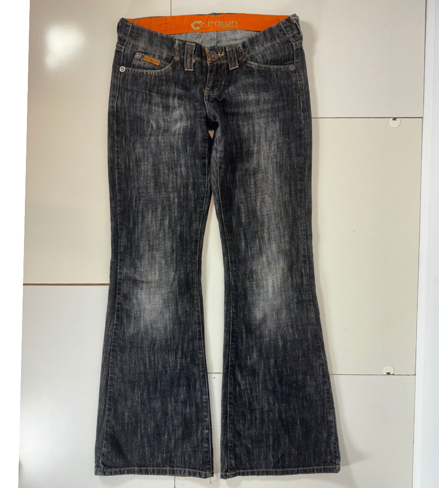 Lågmidjade jeans–stl: S