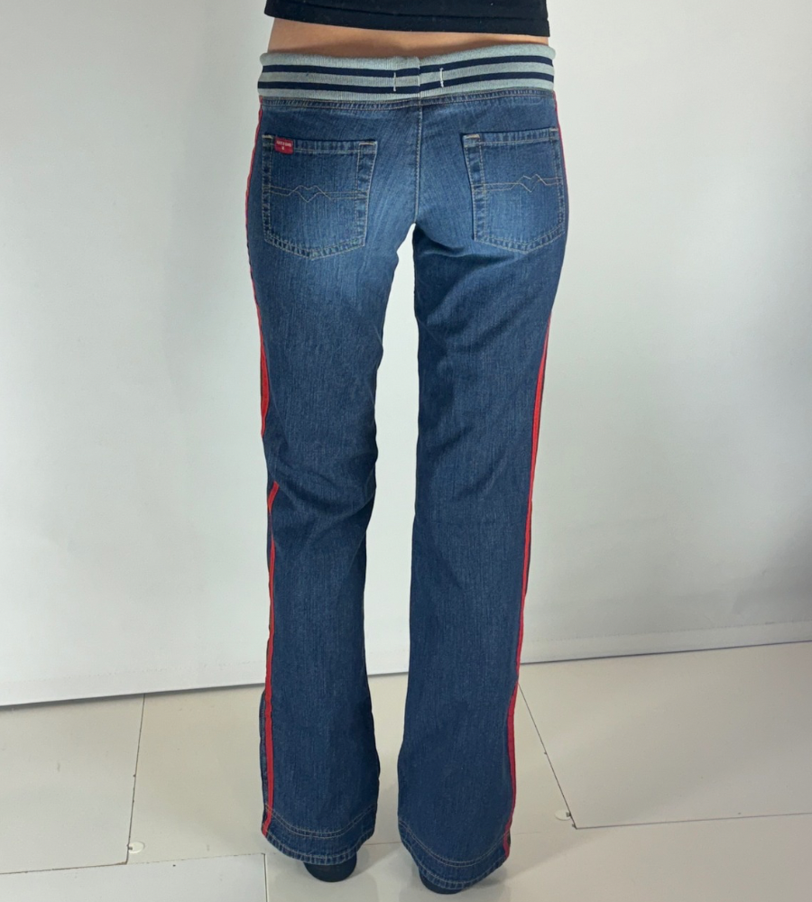 Lågmidjade jeans–stl: XS