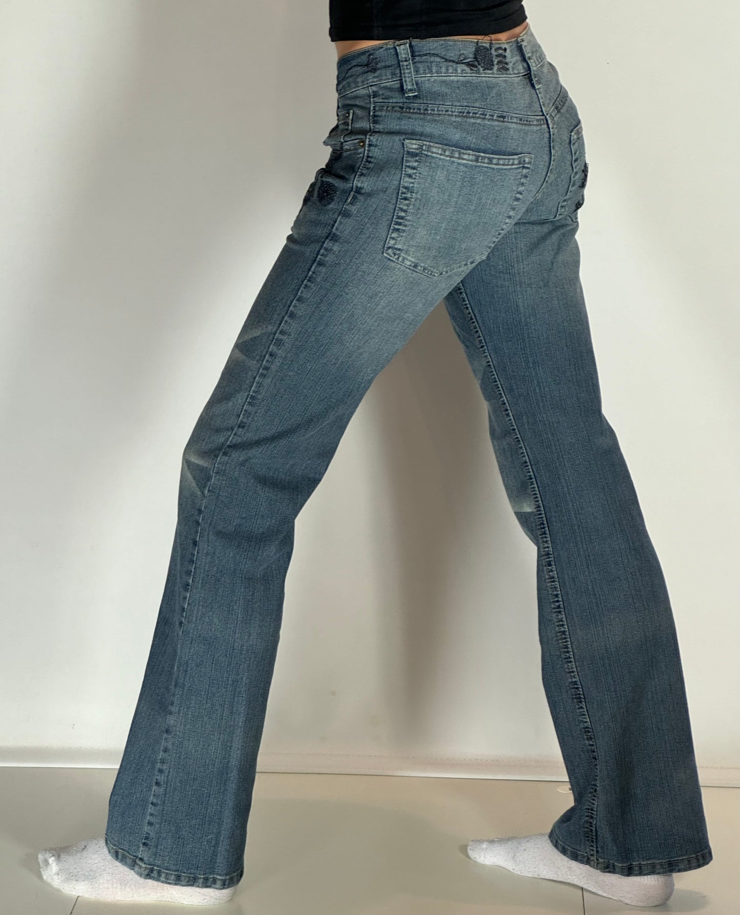 Lågmidjade jeans stl: S