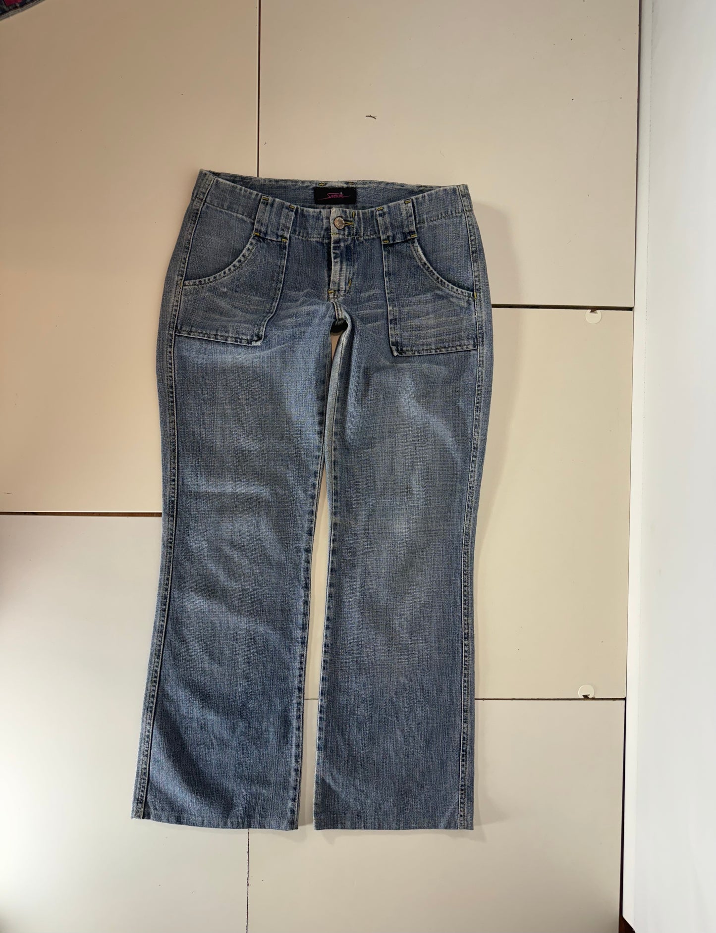 Lågmidjade jeans stl: S