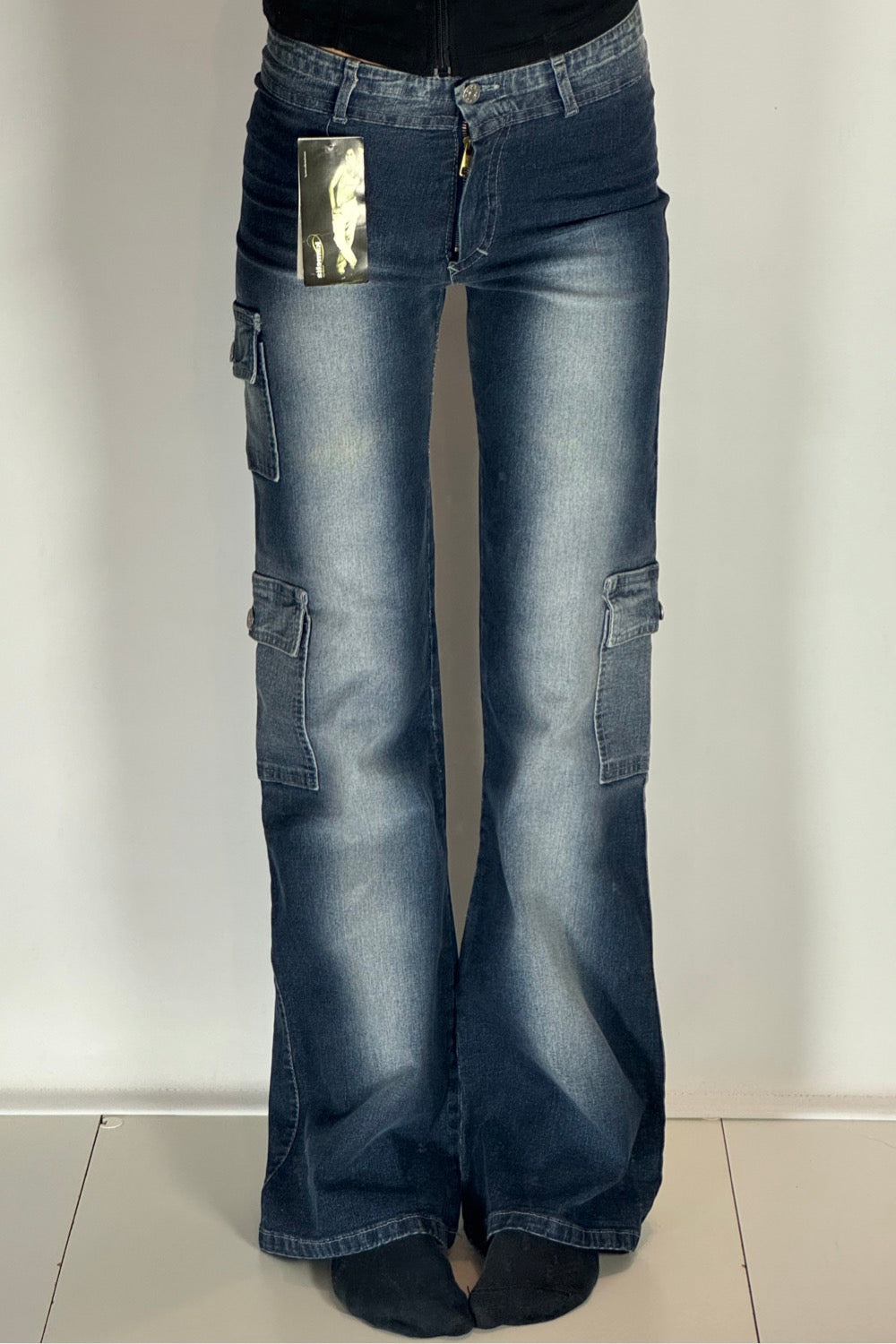 Utsvängda jeans stl: XXS