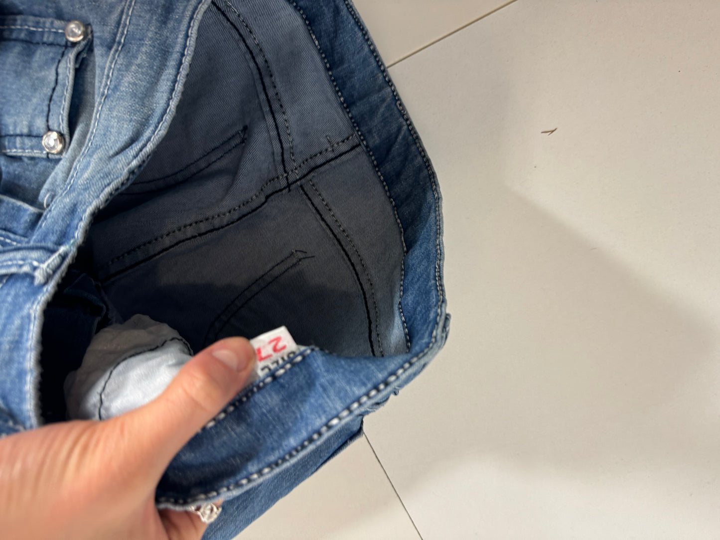 Lågmidjade jeans stl: XXS