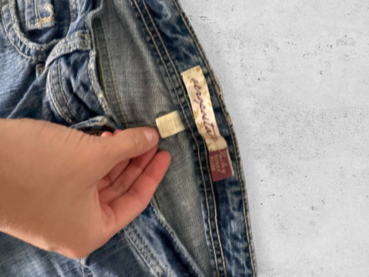 Lågmidjade jeans stl: S