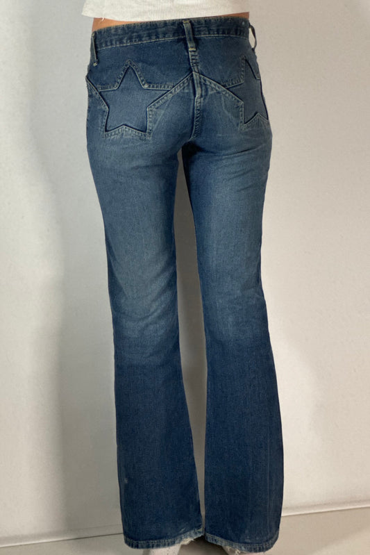 Lågmidjade jeans stl: XS