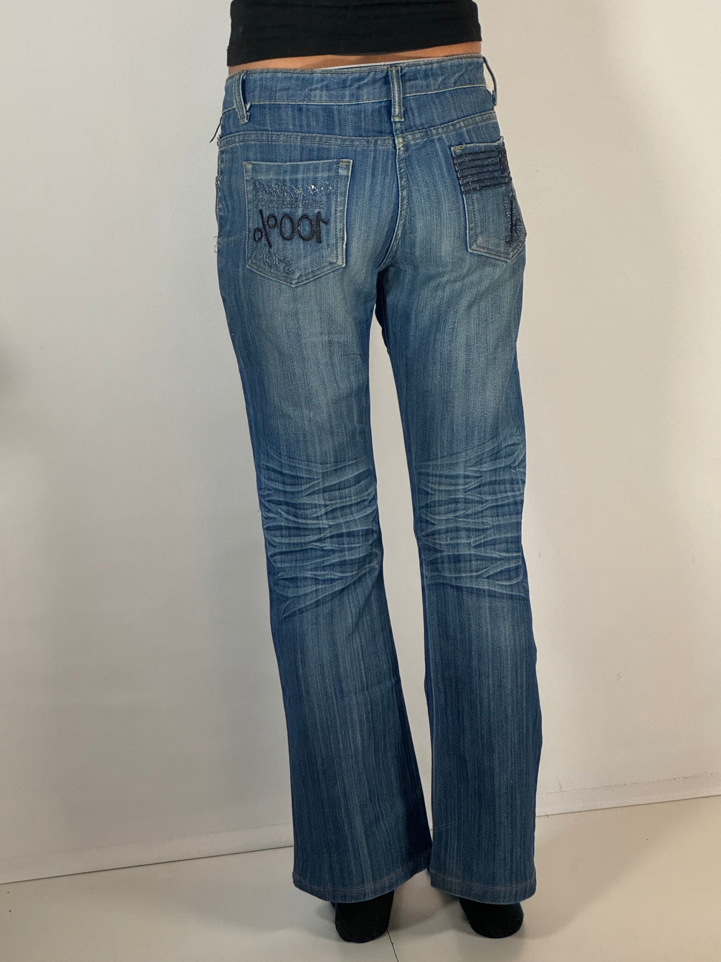 Lågmidjade jeans stl: S