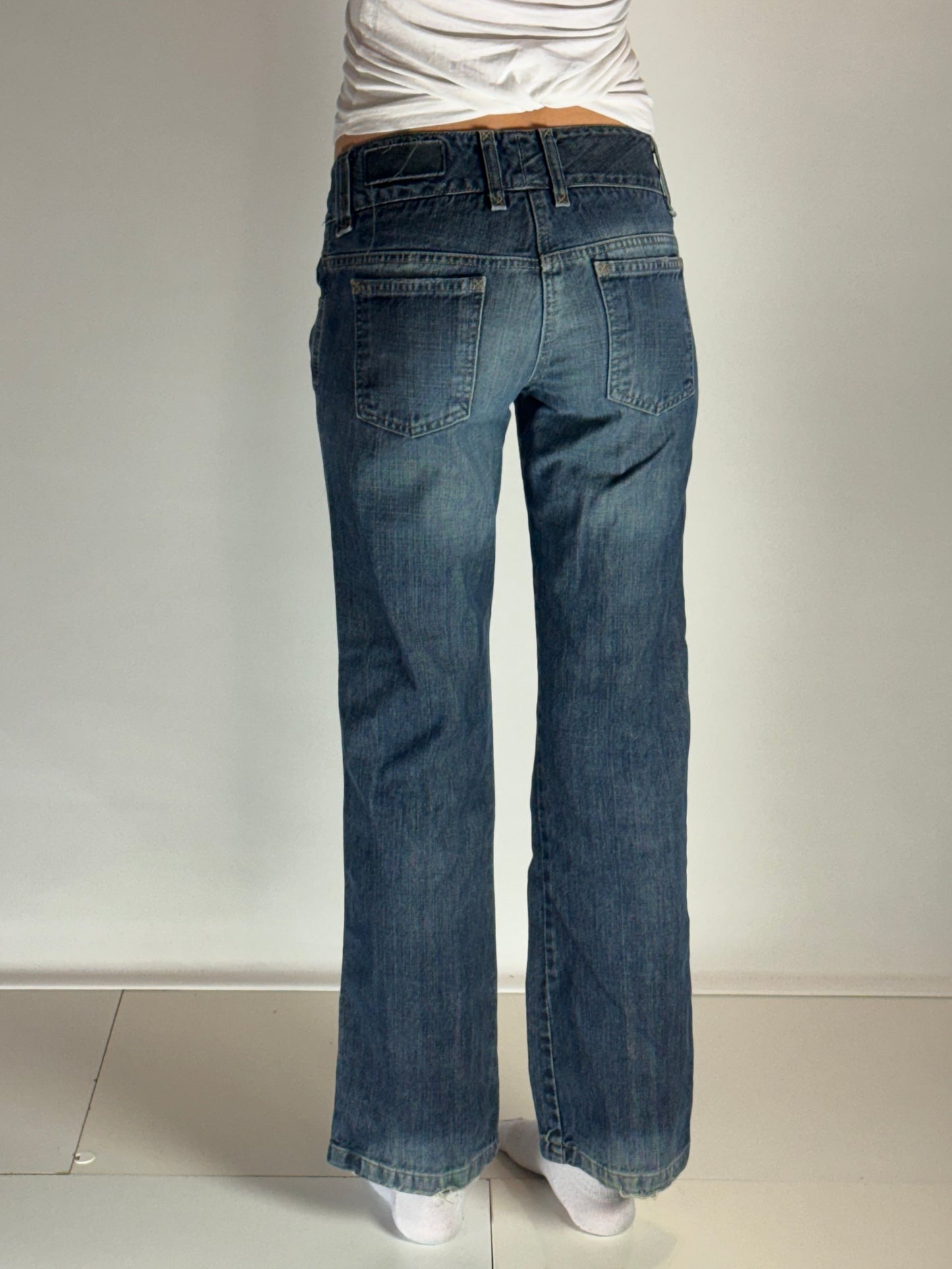 Lågmidjade jeans–stl: XXS