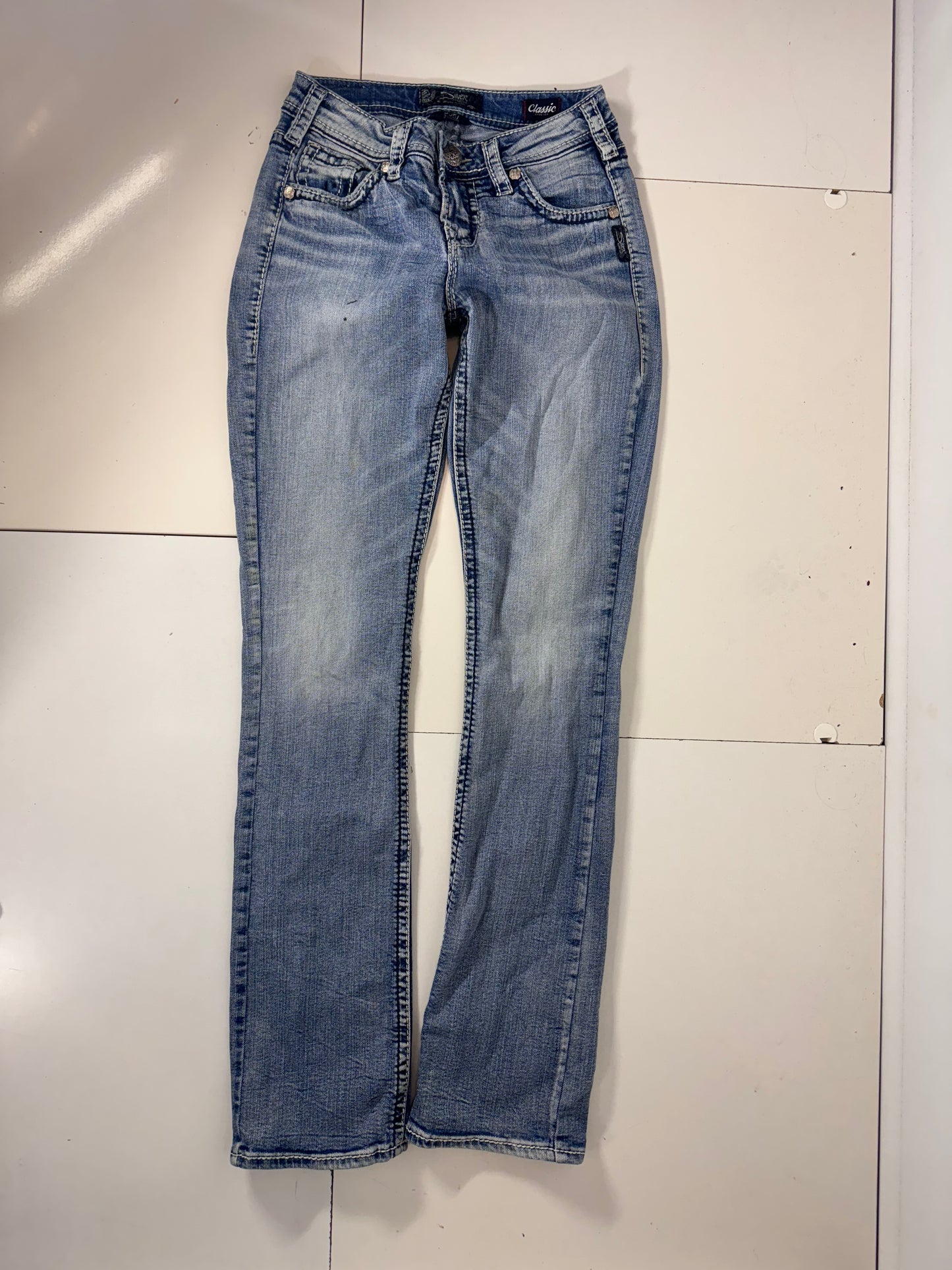 Lågmidjade jeans stl: XS
