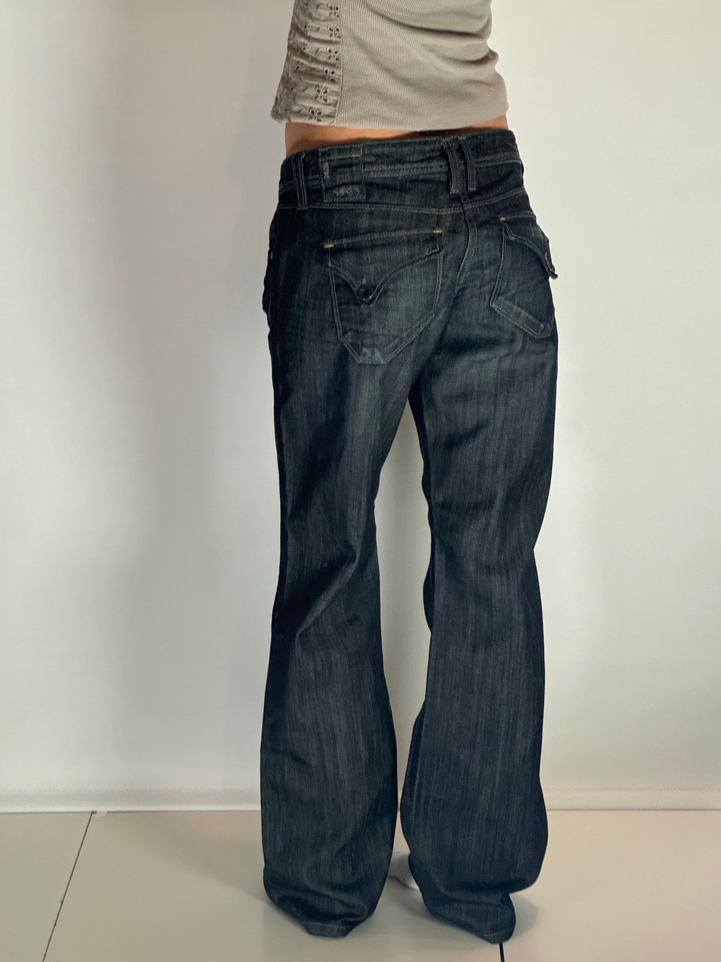 Lågmidjade jeans stl: S/M