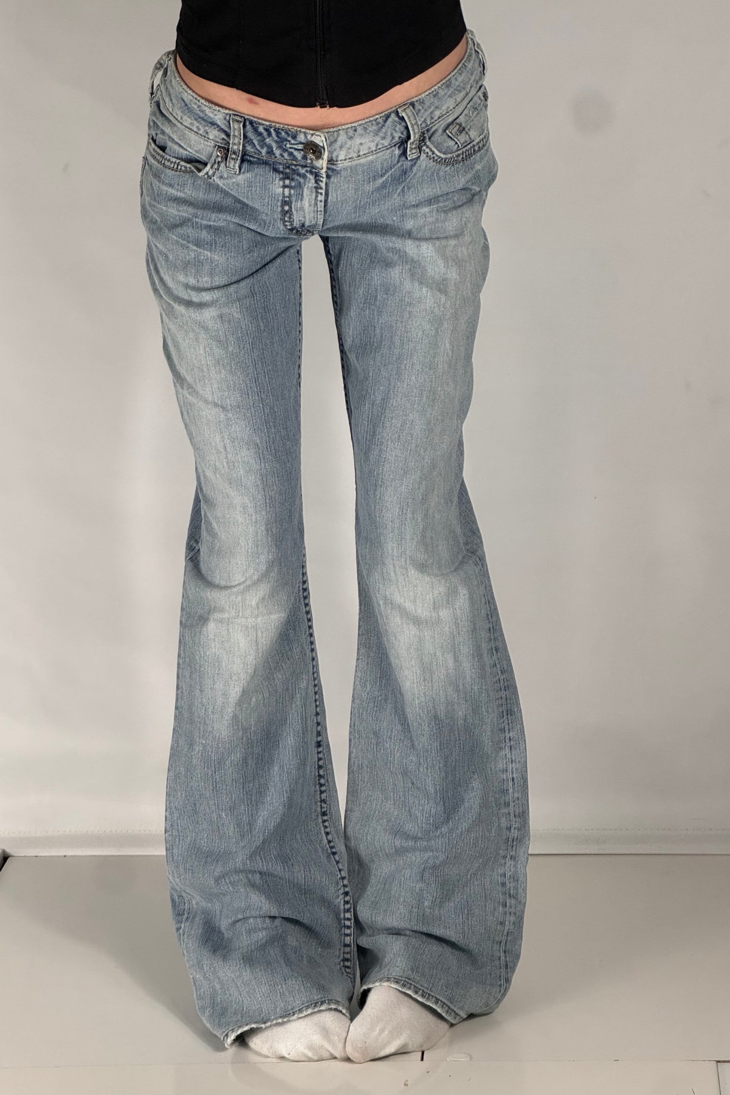 Lågmidjade jeans stl: L