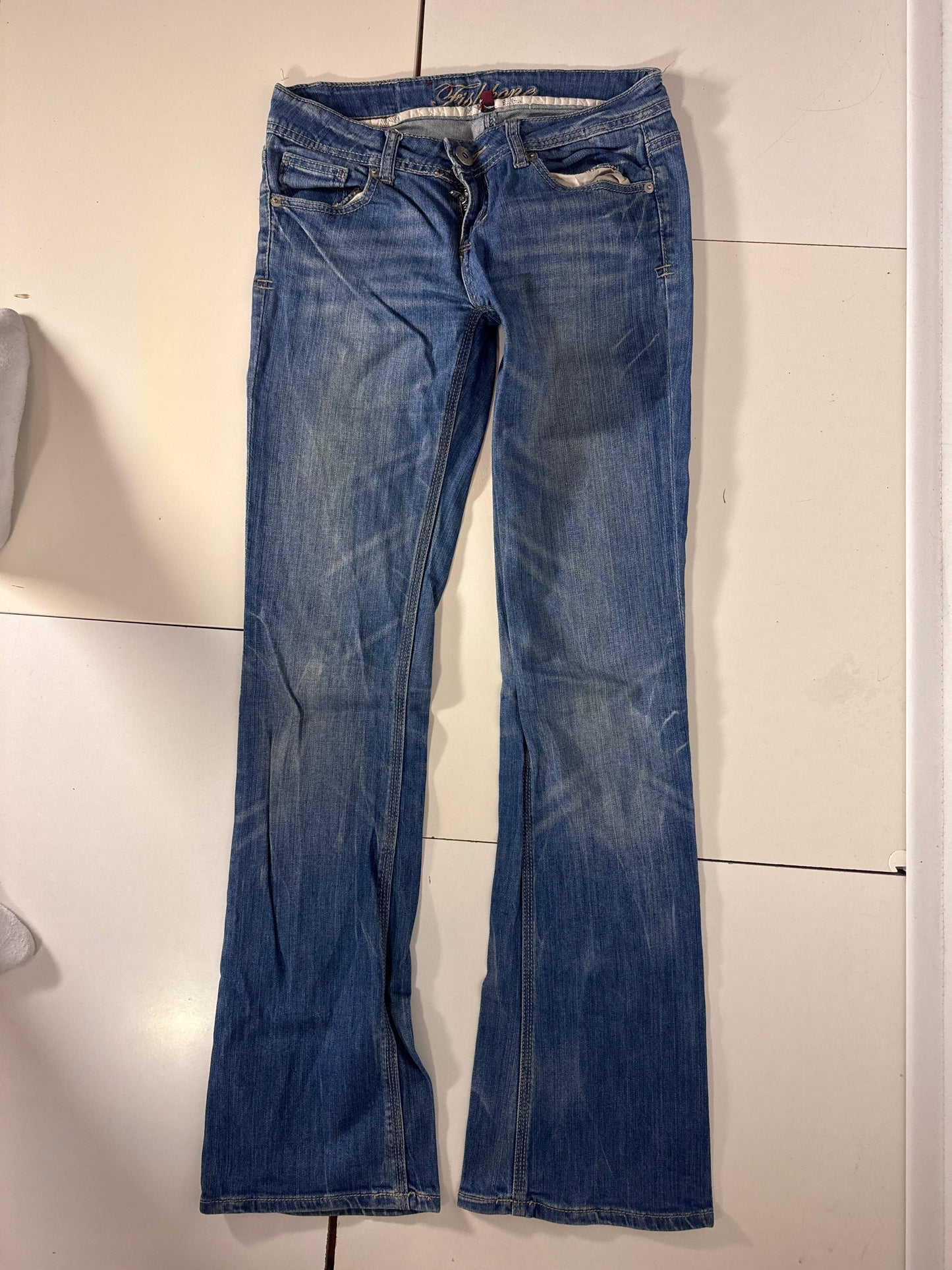 Lågmidjade jeans stl: S