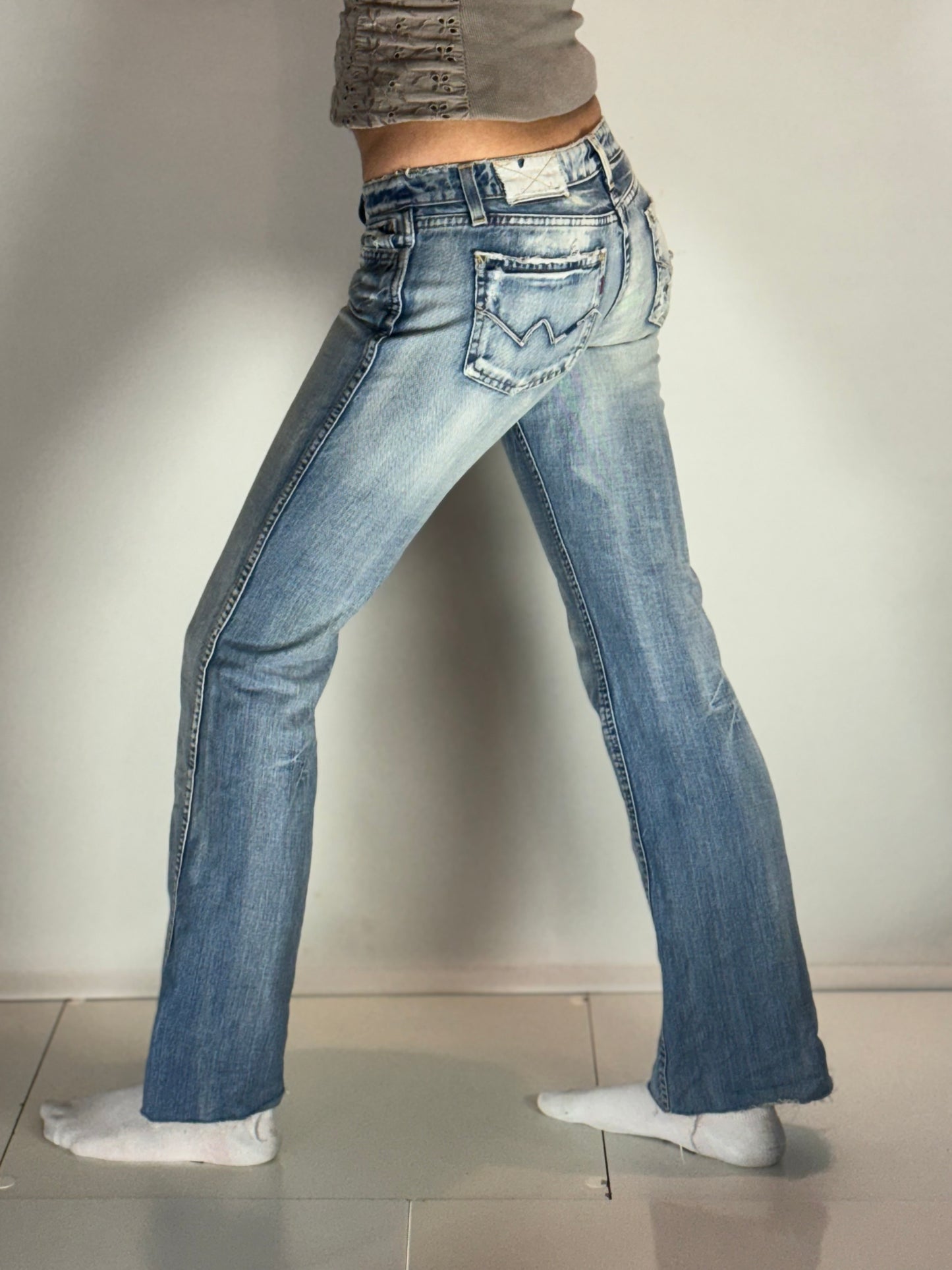 Lågmidjade jeans stl: XS