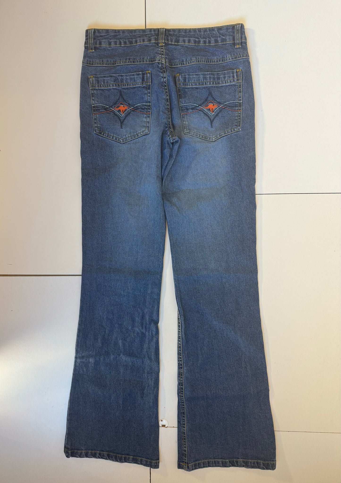 Lågmidjade jeans–stl: XS