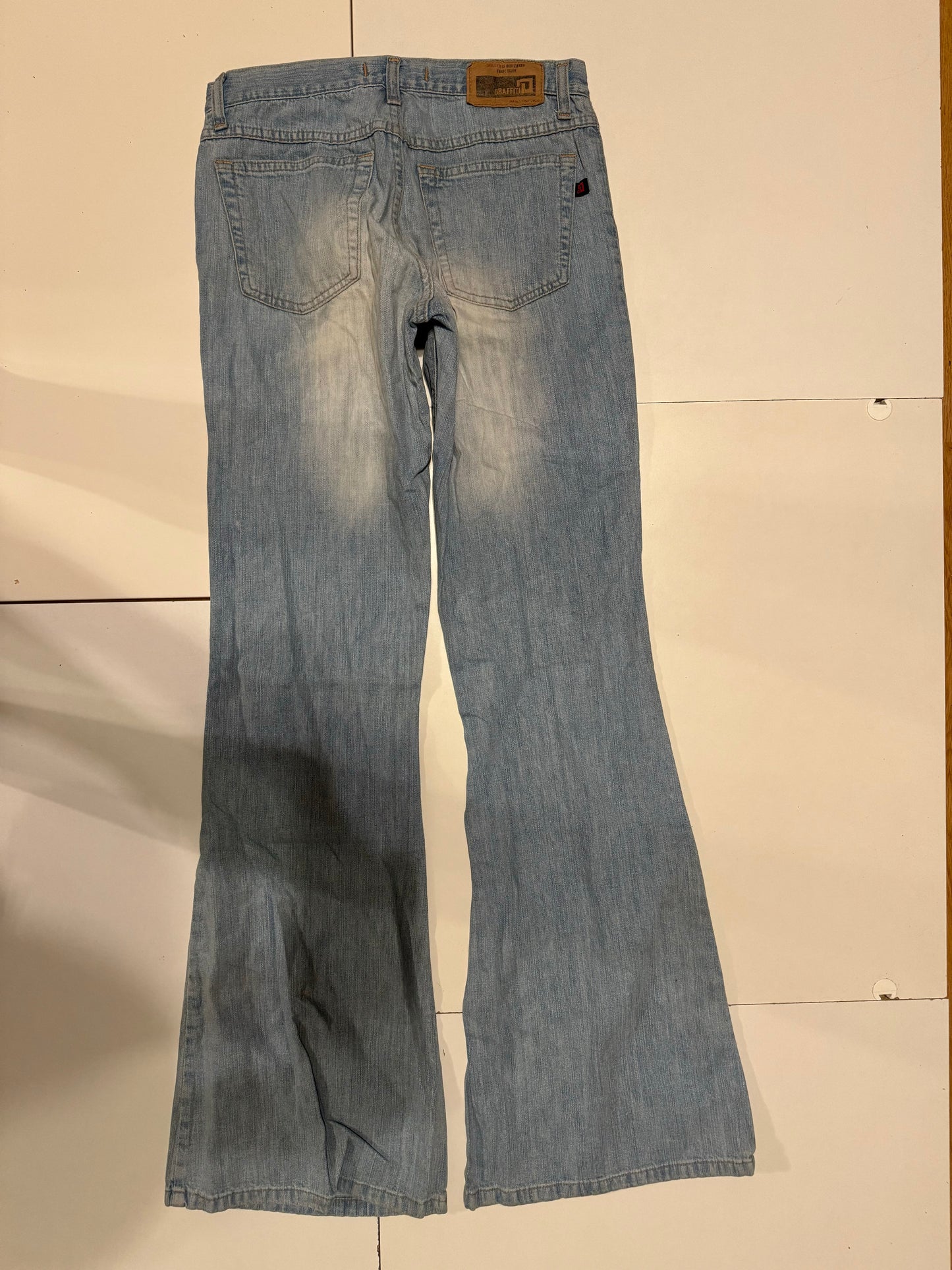 Lågmidjade jeans–stl: XS