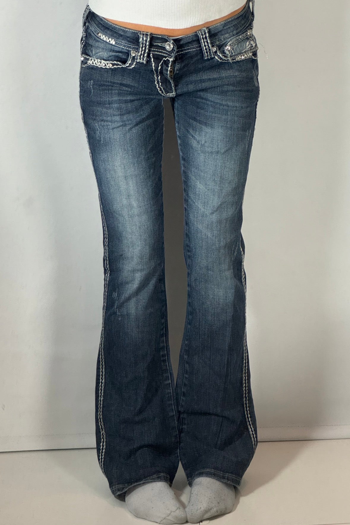 Lågmidjade jeans stl: S