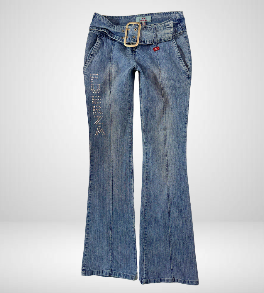 Lågmidjade jeans–stl: XS