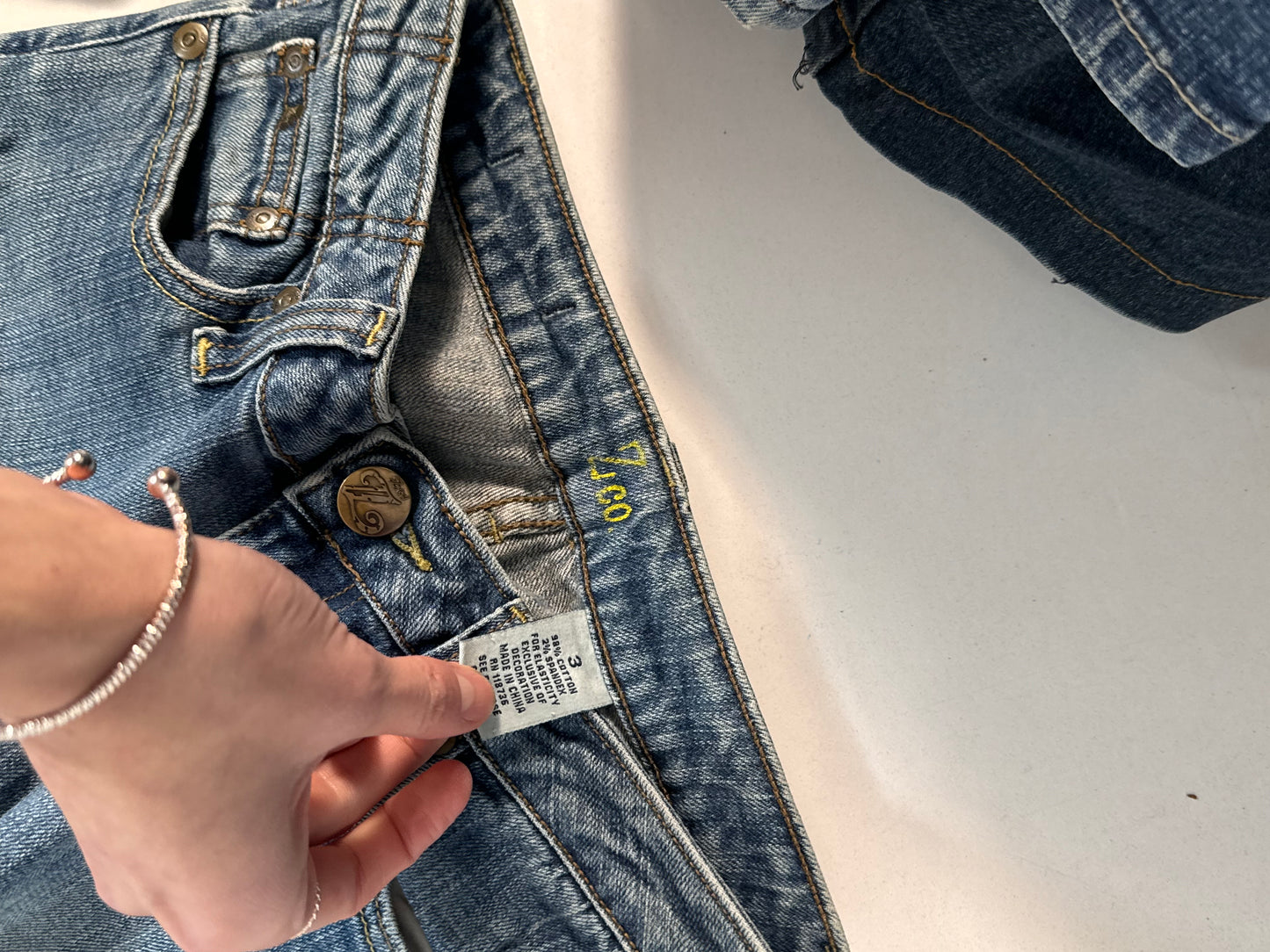 Lavtaljede jeans str: XXS