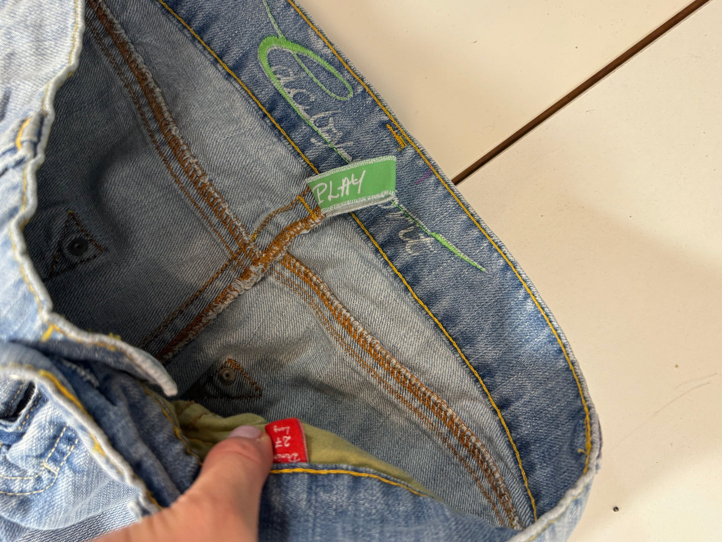 Lågmidjade jeans stl: S