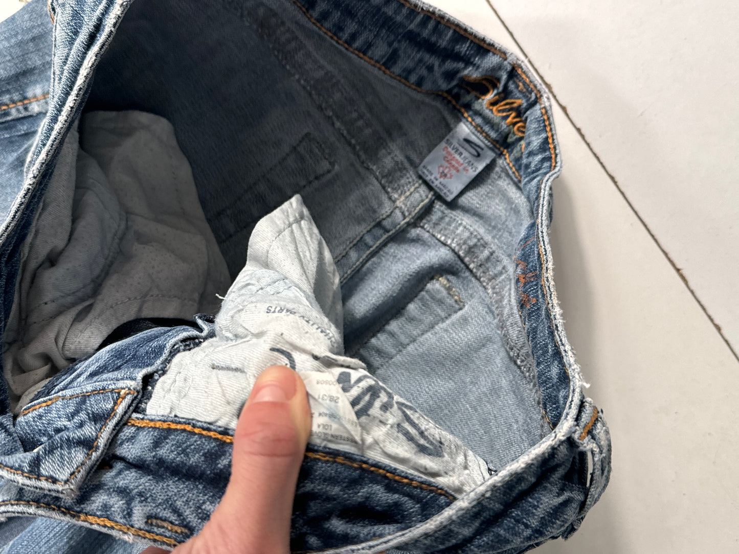 Lågmidjade jeans stl: XS/S