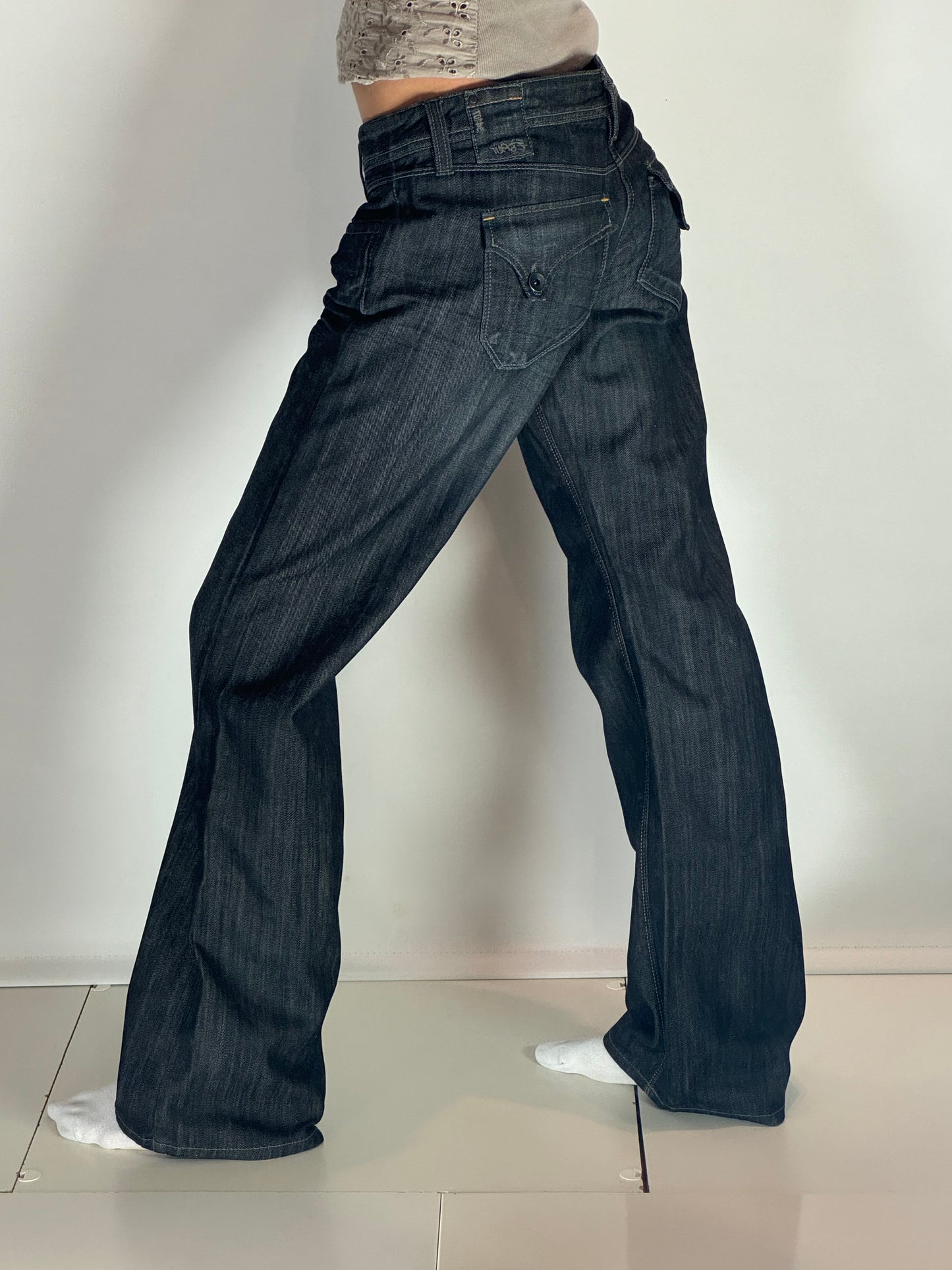 Lågmidjade jeans stl: S/M
