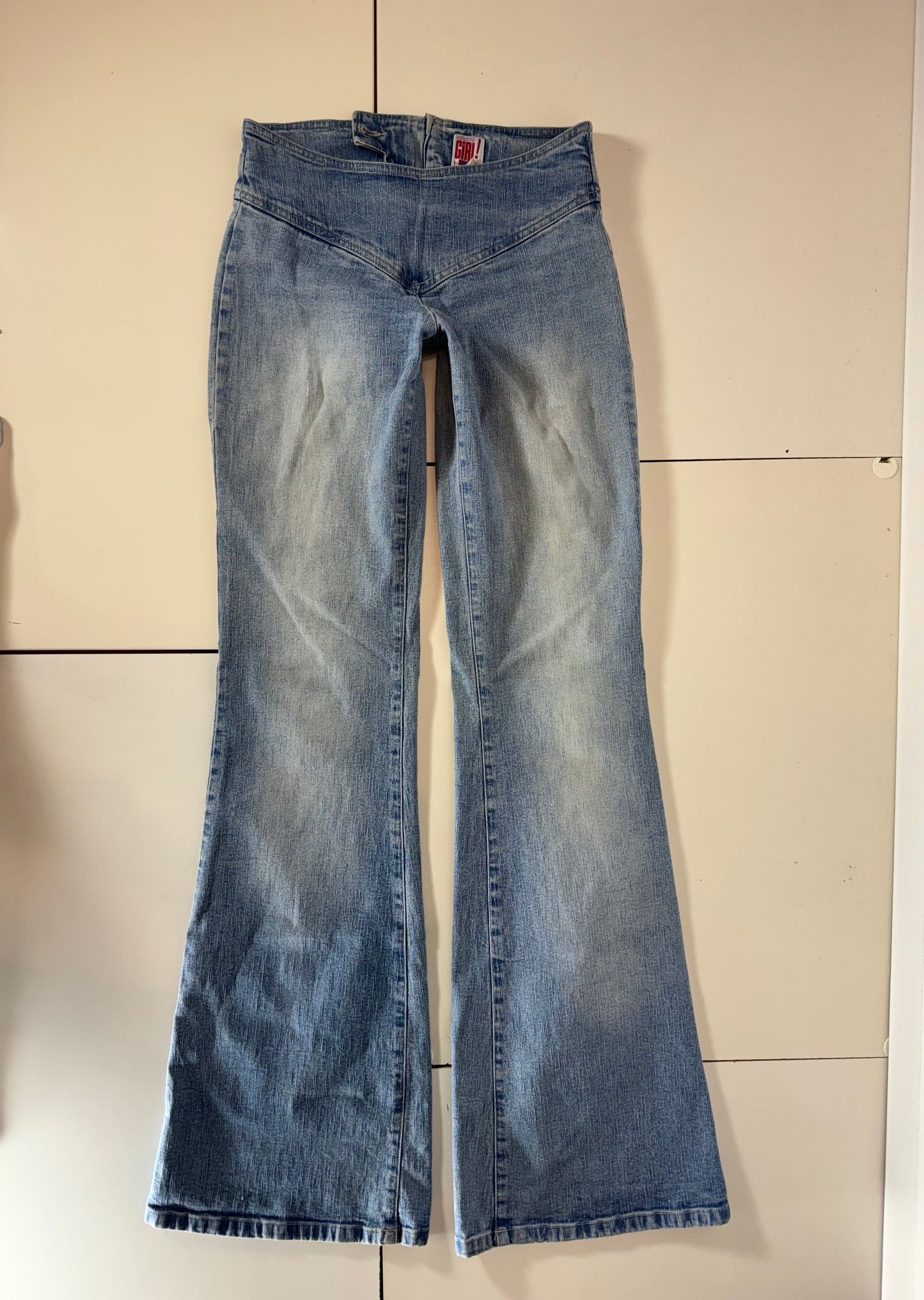Lågmidjade jeans–stl: XXS