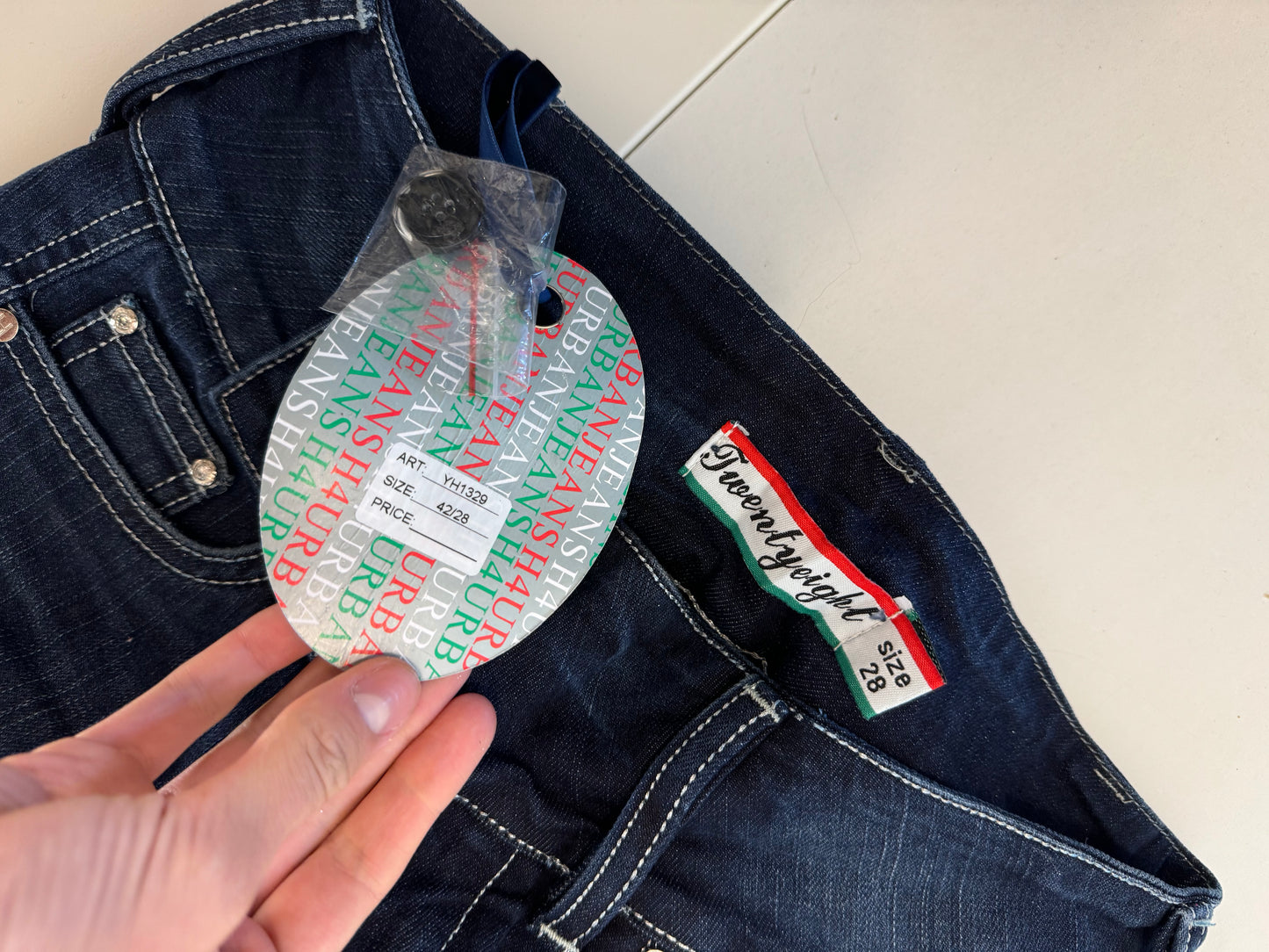 Lågmidjade jeans stl: XS/S