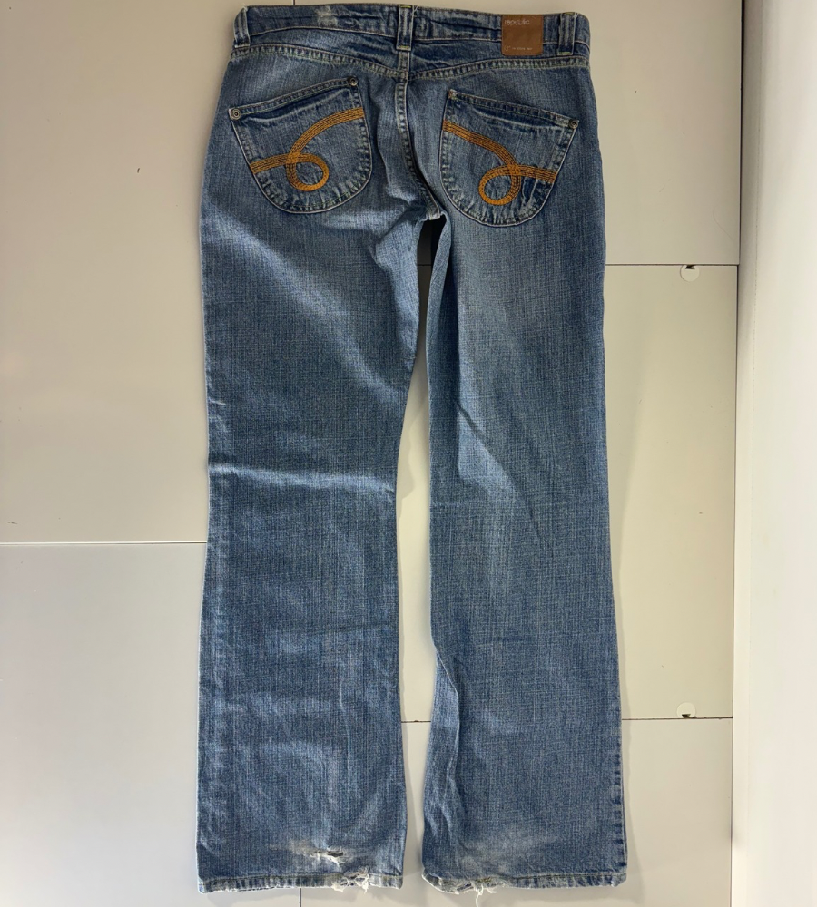 Lågmidjade jeans–stl: L