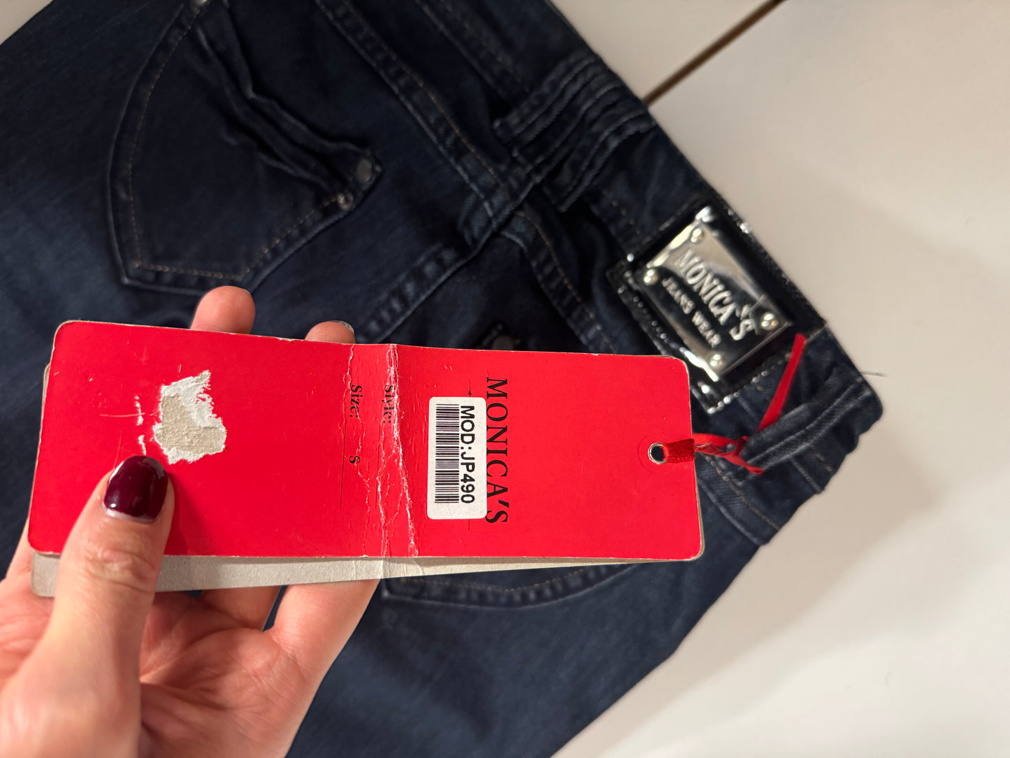 Lågmidjade jeans stl: XS