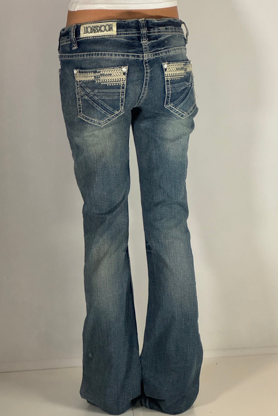 Lågmidjade jeans stl: S