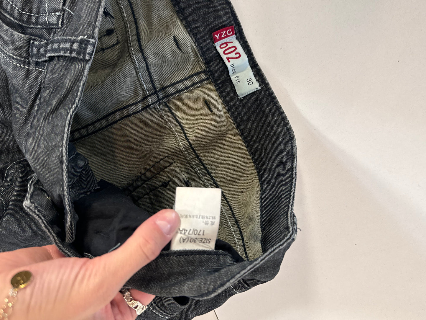 Lågmidjade jeans stl: S