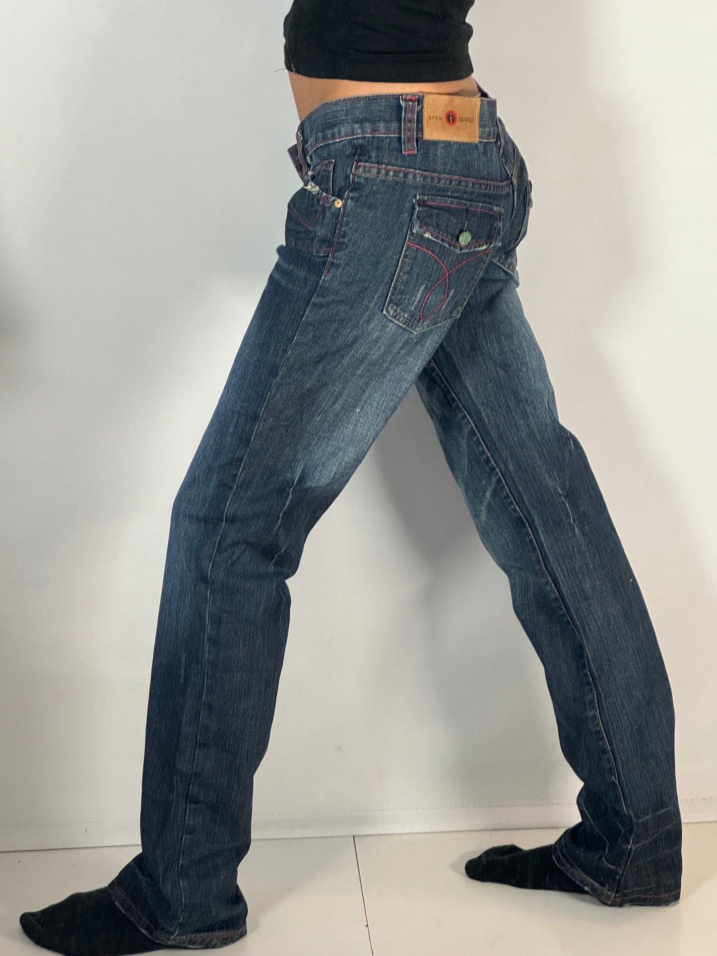 Lågmidjade jeans stl: S