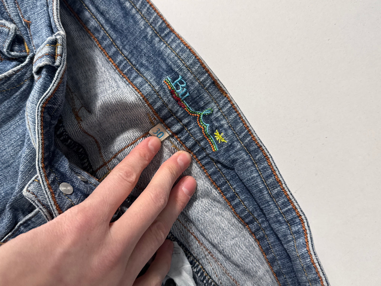 Lågmidjade jeans stl: M