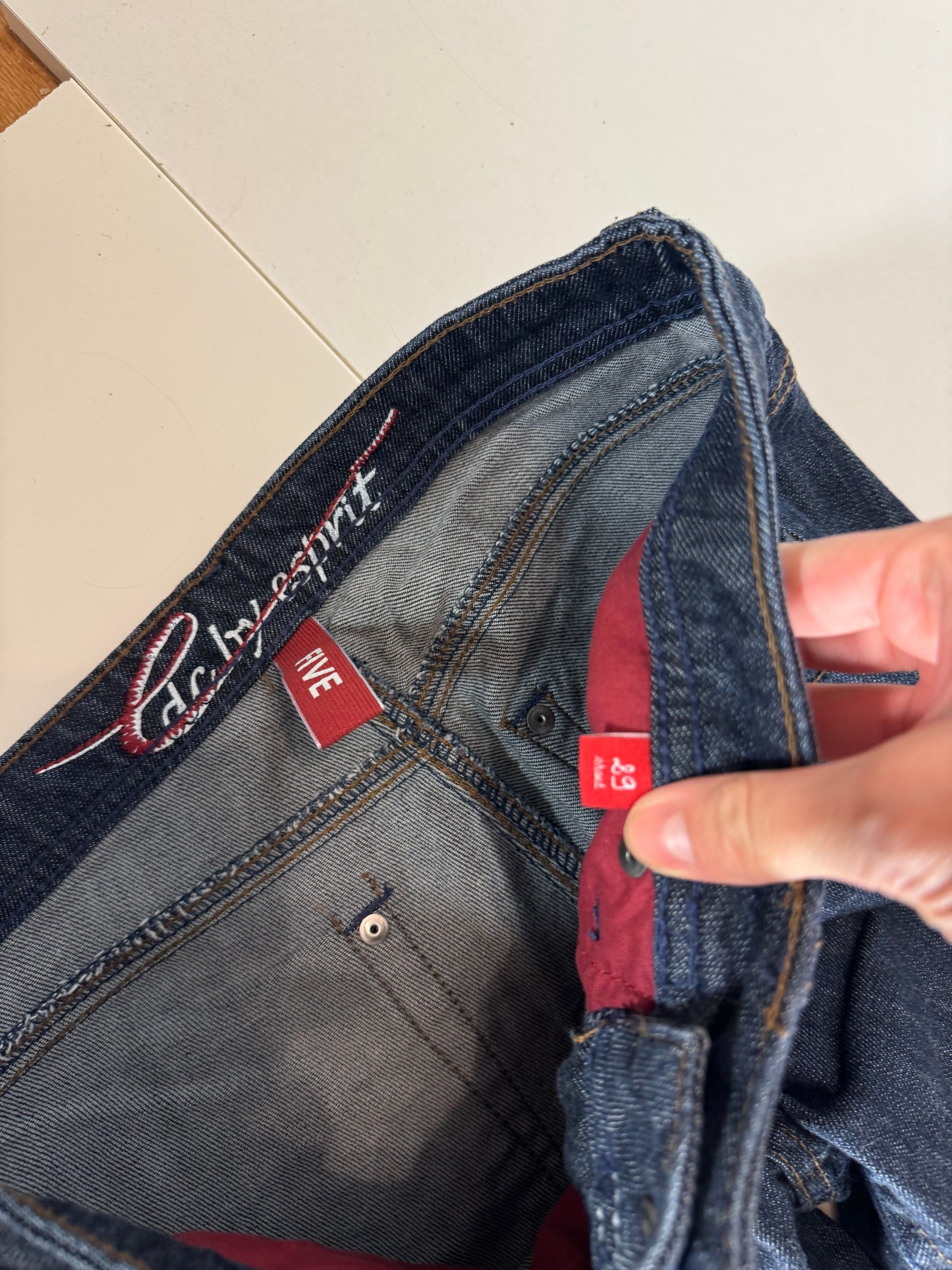 Lågmidjade jeans stl: S