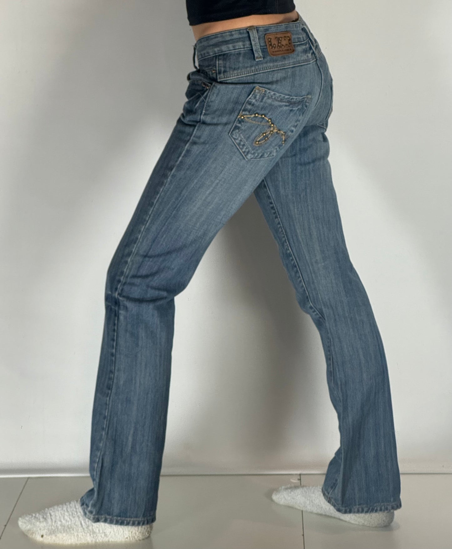 Lågmidjade jeans stl: XS