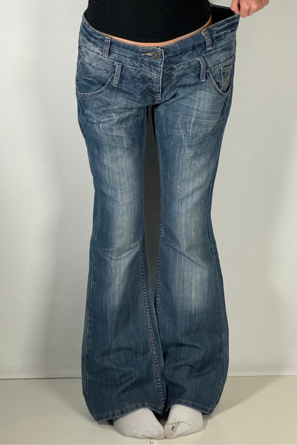 Lågmidjade jeans stl: M