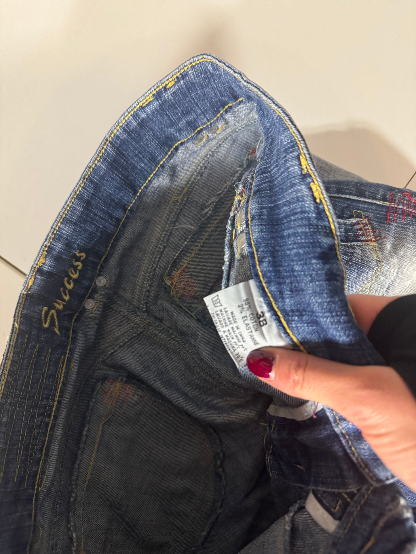 Lågmidjade jeans stl: S