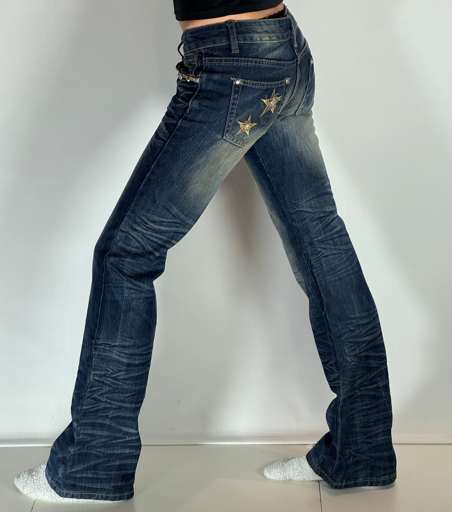 Lågmidjade jeans stl: XS