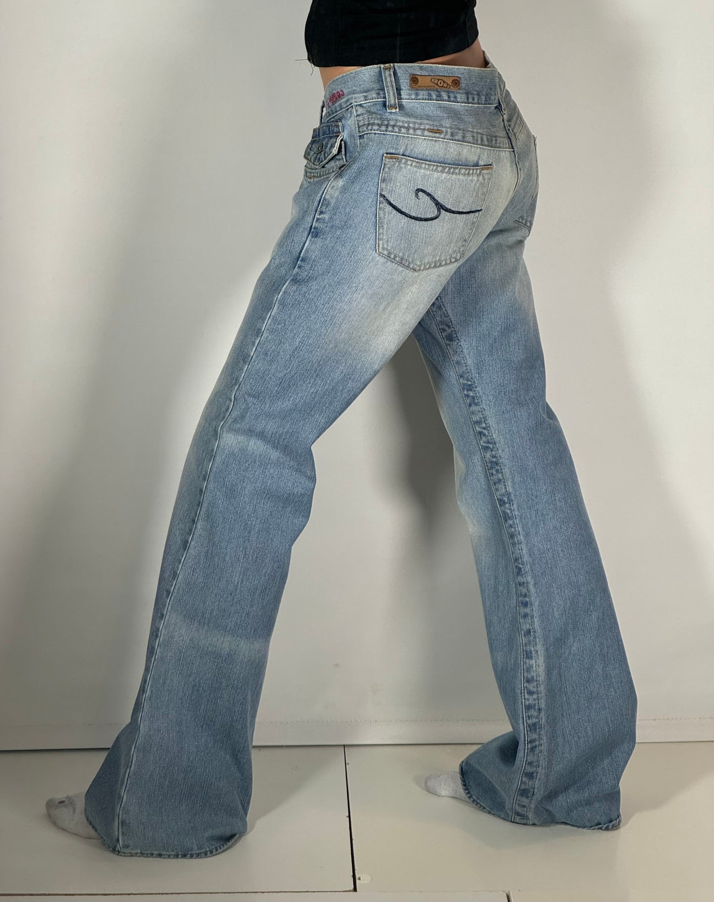 Lågmidjade jeans stl: M