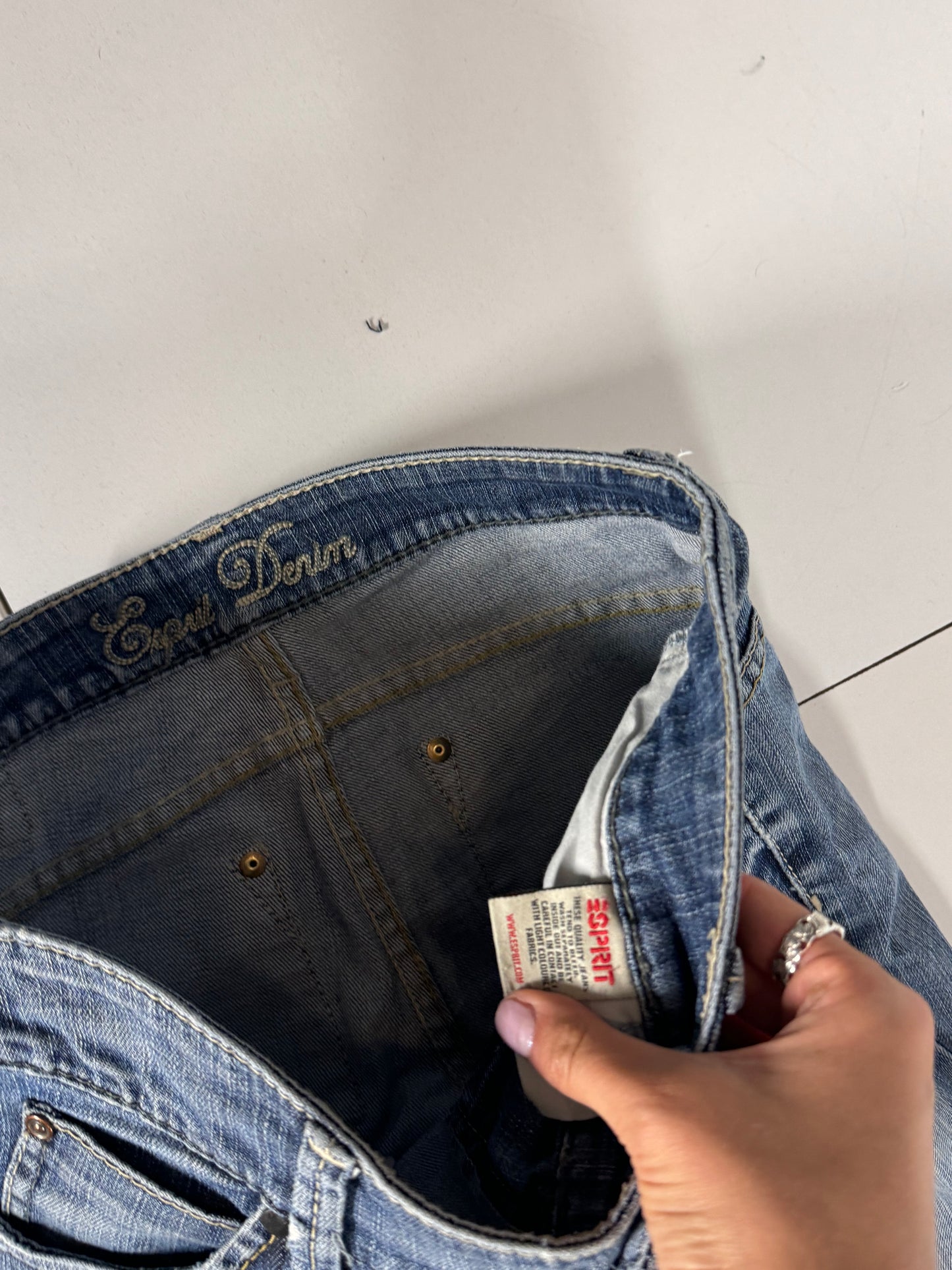 Lågmidjade jeans stl: S