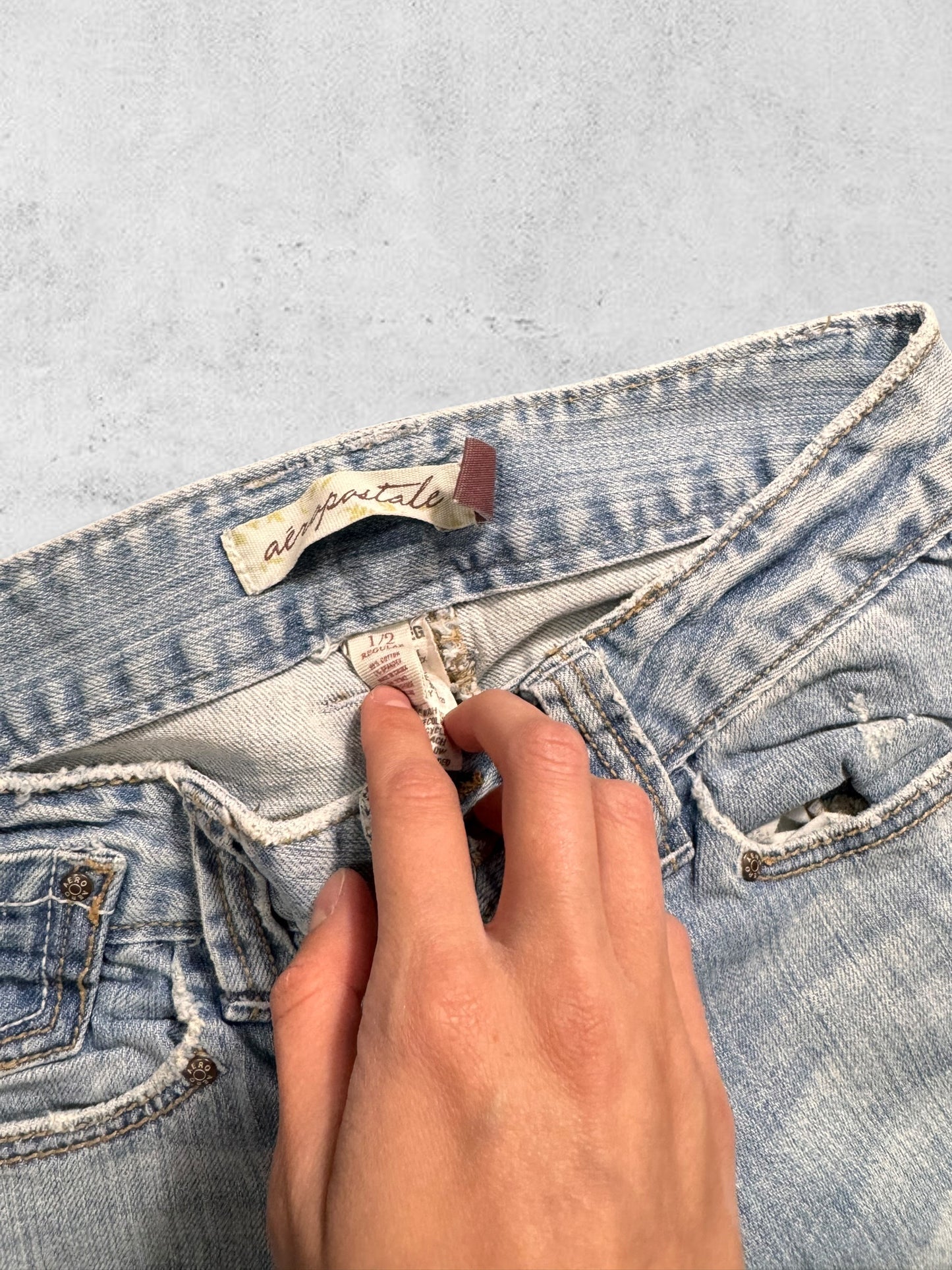 Lågmidjade jeans stl: XS